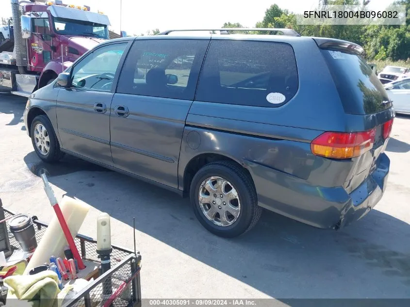 5FNRL18004B096082 2004 Honda Odyssey Ex-L