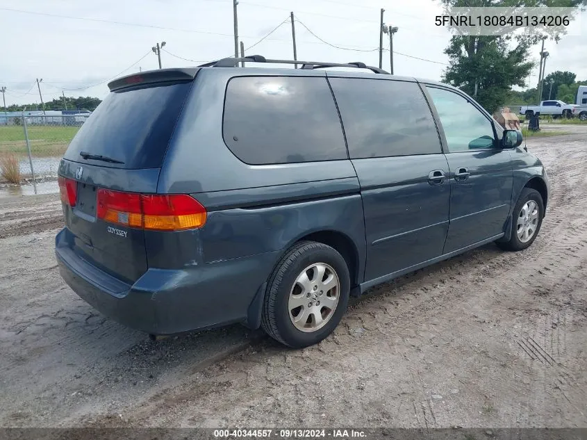 5FNRL18084B134206 2004 Honda Odyssey Ex-L