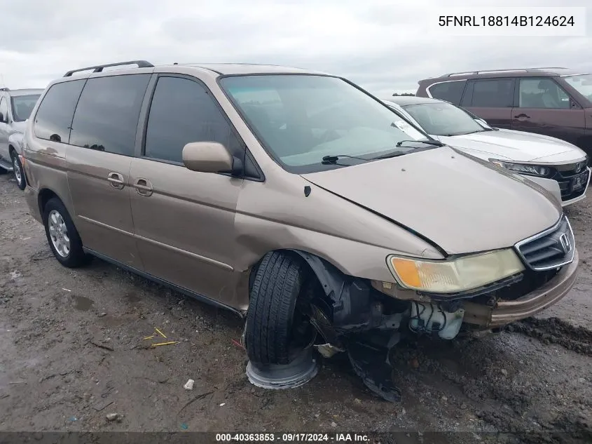 5FNRL18814B124624 2004 Honda Odyssey Ex