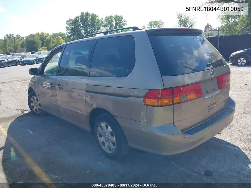 5FNRL18044B010059 2004 Honda Odyssey Ex-L