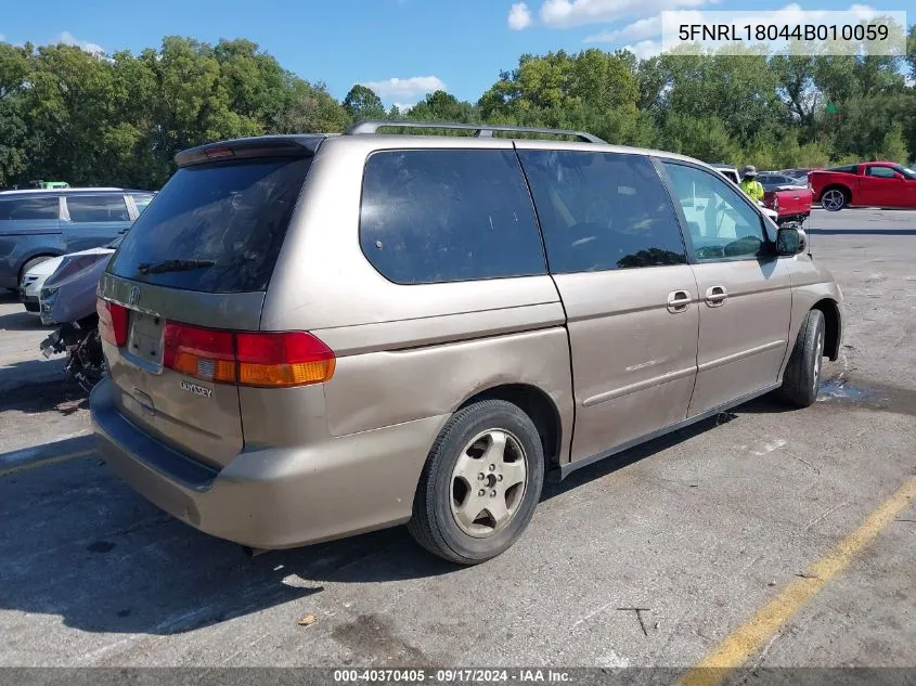 5FNRL18044B010059 2004 Honda Odyssey Ex-L