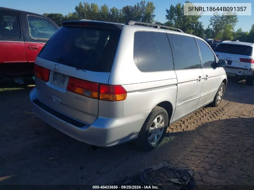 2004 Honda Odyssey Ex VIN: 5FNRL18644B091357 Lot: 40433658