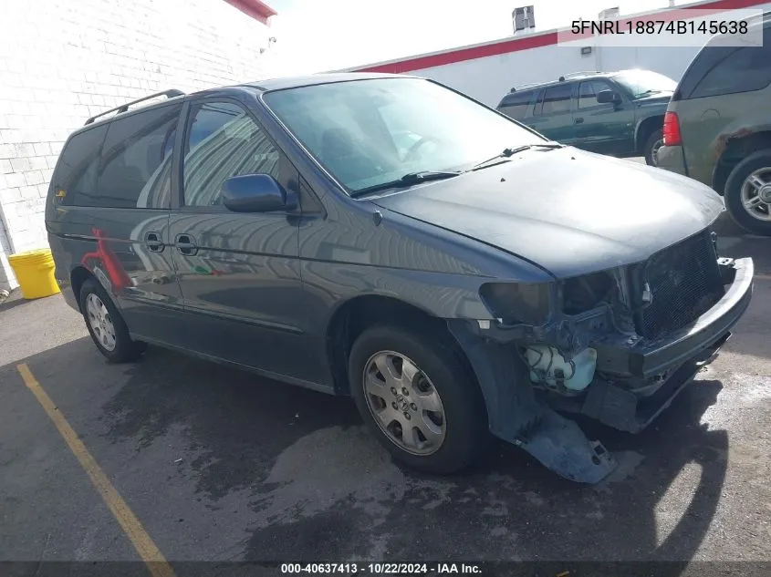 5FNRL18874B145638 2004 Honda Odyssey Ex