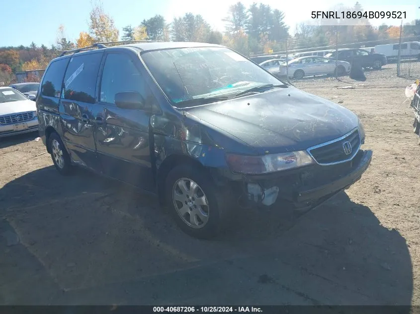 5FNRL18694B099521 2004 Honda Odyssey Ex