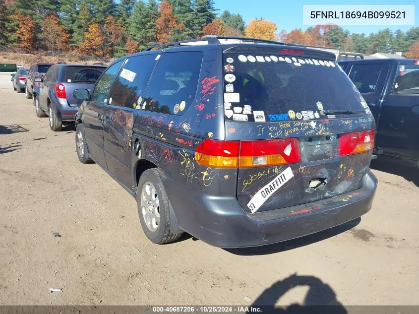 5FNRL18694B099521 2004 Honda Odyssey Ex