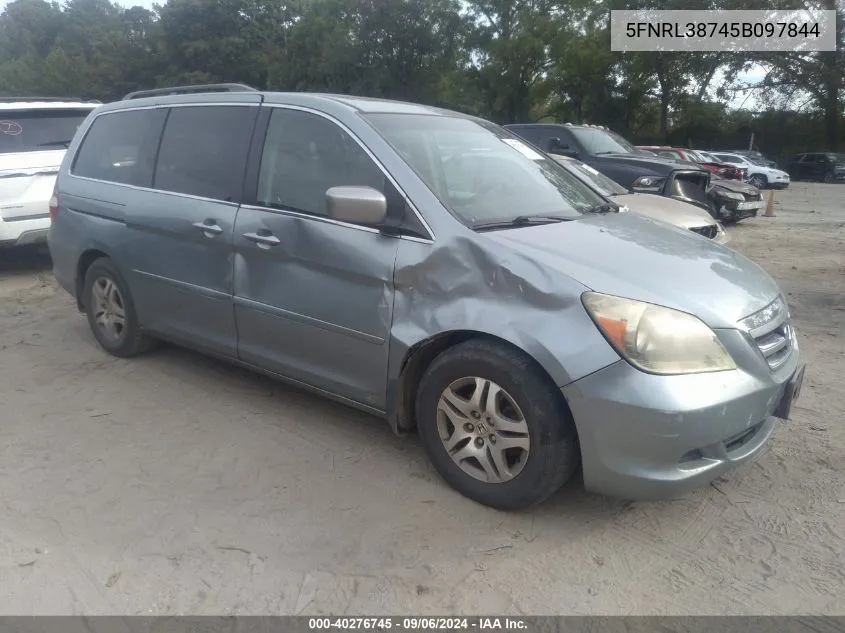 5FNRL38745B097844 2005 Honda Odyssey Ex-L