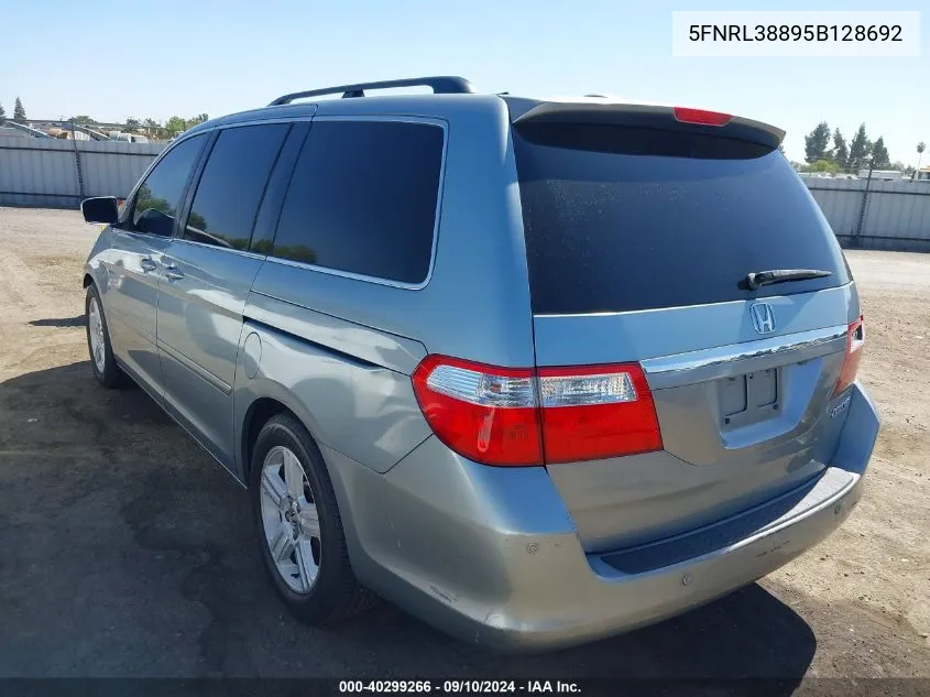 5FNRL38895B128692 2005 Honda Odyssey Touring