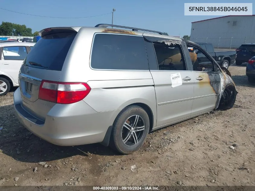 5FNRL38845B046045 2005 Honda Odyssey Touring