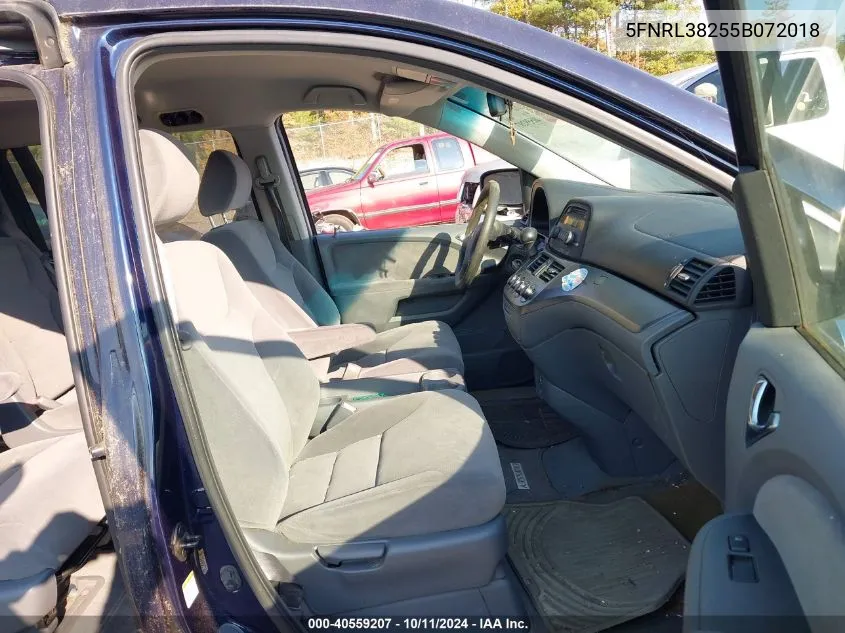 5FNRL38255B072018 2005 Honda Odyssey Lx