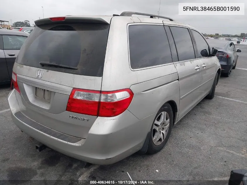 5FNRL38465B001590 2005 Honda Odyssey Ex