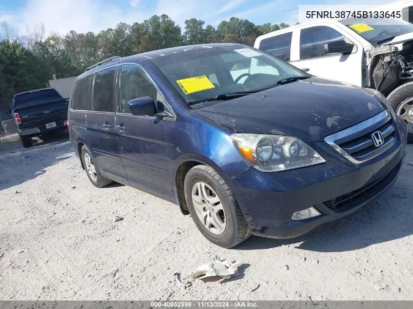 5FNRL38745B133645 2005 Honda Odyssey Ex-L