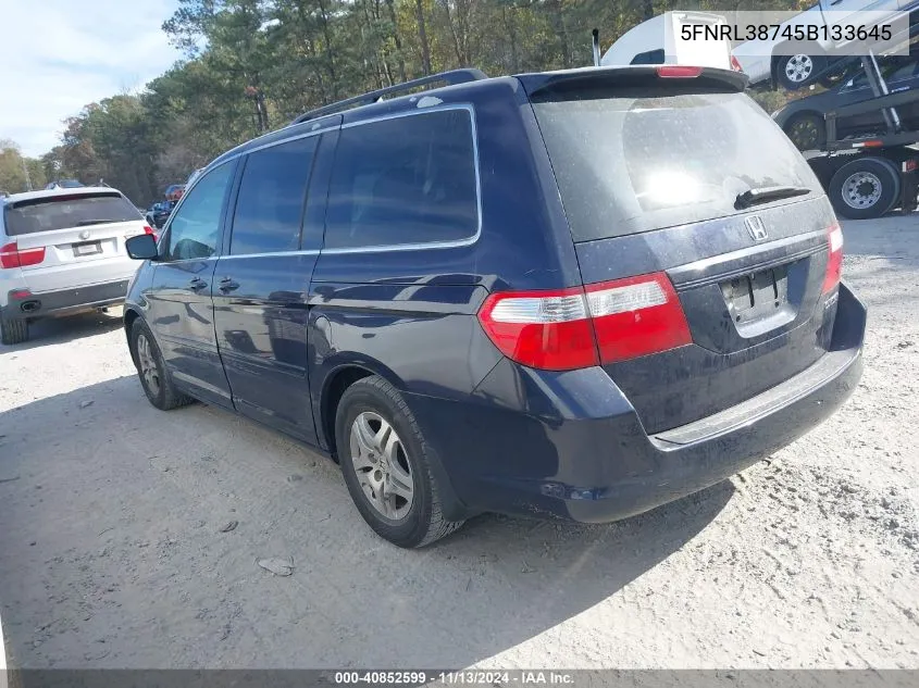 5FNRL38745B133645 2005 Honda Odyssey Ex-L