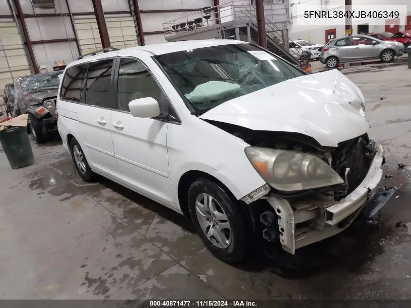 2005 Honda Odyssey VIN: 5FNRL384XJB406349 Lot: 40871477