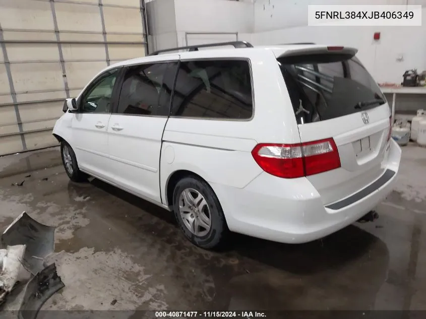 2005 Honda Odyssey VIN: 5FNRL384XJB406349 Lot: 40871477