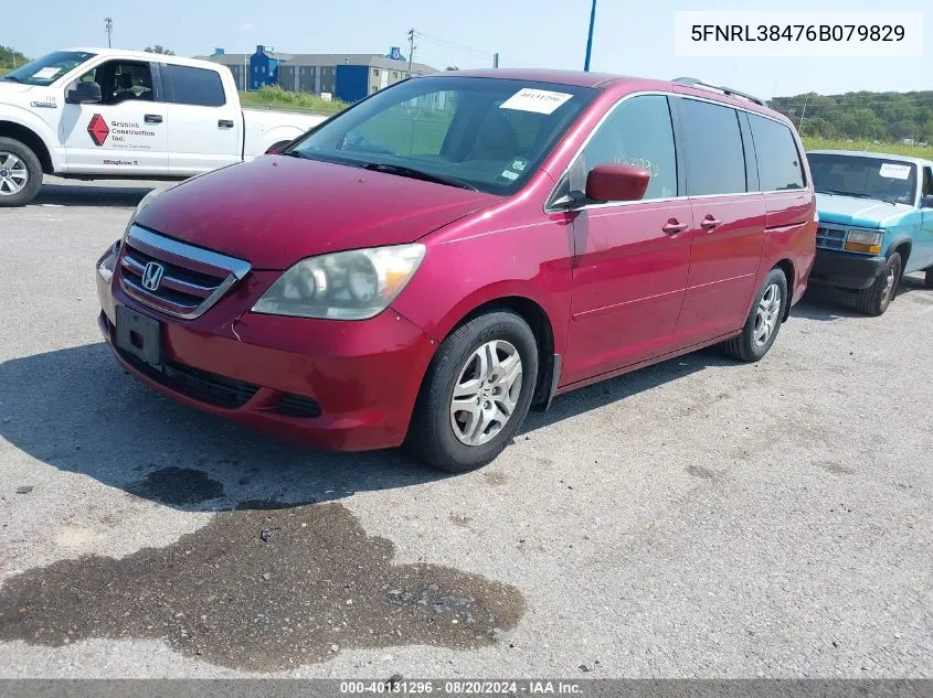 5FNRL38476B079829 2006 Honda Odyssey Ex