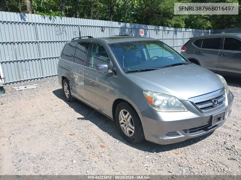 5FNRL38796B016497 2006 Honda Odyssey Ex-L