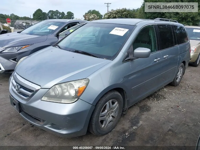 5FNRL38466B097075 2006 Honda Odyssey Ex