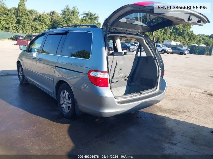 2006 Honda Odyssey Ex-L VIN: 5FNRL38666B056995 Lot: 40306676