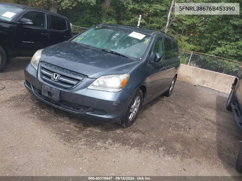 5FNRL38676B453390 2006 Honda Odyssey Ex-L