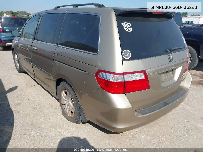 5FNRL38466B406298 2006 Honda Odyssey Ex