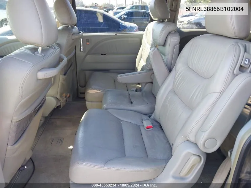 5FNRL38866B102004 2006 Honda Odyssey Touring