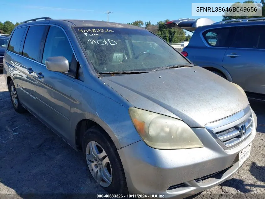 5FNRL38646B049656 2006 Honda Odyssey Ex-L