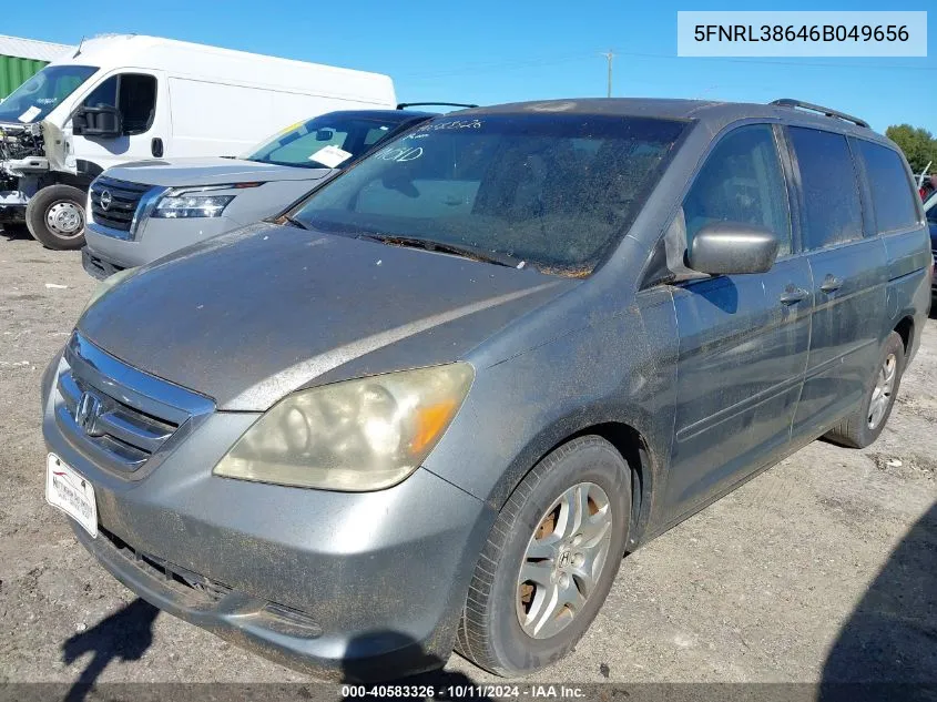 5FNRL38646B049656 2006 Honda Odyssey Ex-L