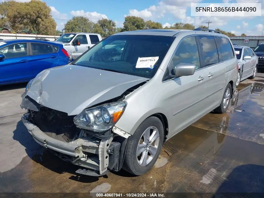 2006 Honda Odyssey Ex-L VIN: 5FNRL38656B444090 Lot: 40607941