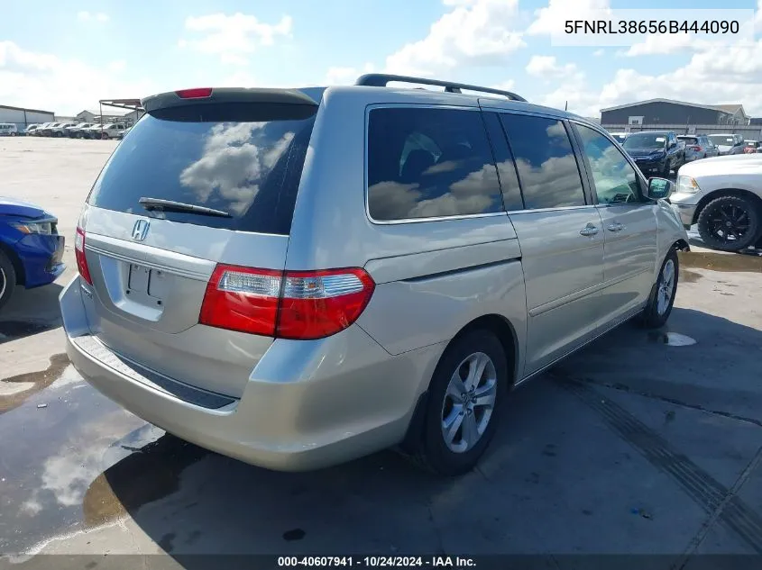 2006 Honda Odyssey Ex-L VIN: 5FNRL38656B444090 Lot: 40607941