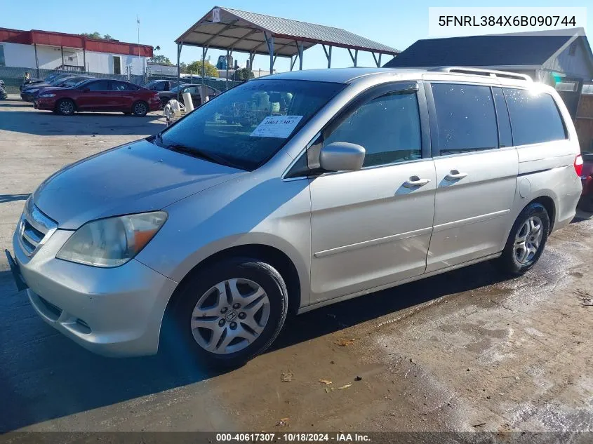 5FNRL384X6B090744 2006 Honda Odyssey Ex