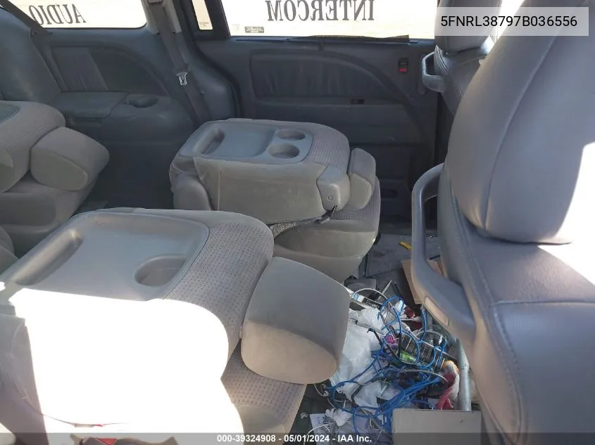 5FNRL38797B036556 2007 Honda Odyssey Ex-L