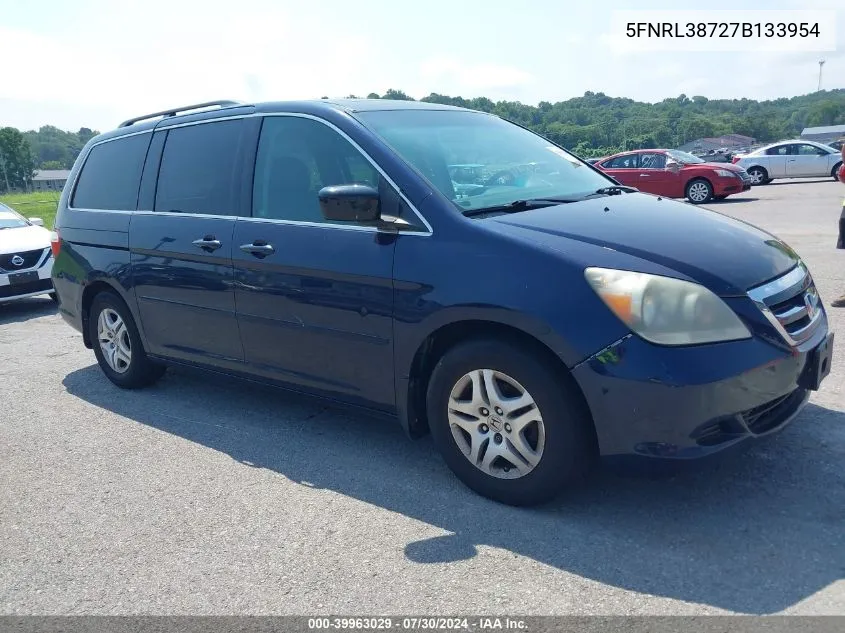 5FNRL38727B133954 2007 Honda Odyssey Ex-L