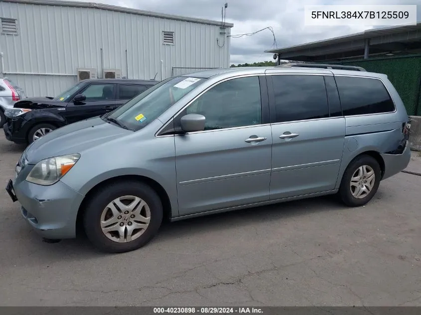 2007 Honda Odyssey Ex VIN: 5FNRL384X7B125509 Lot: 40230898