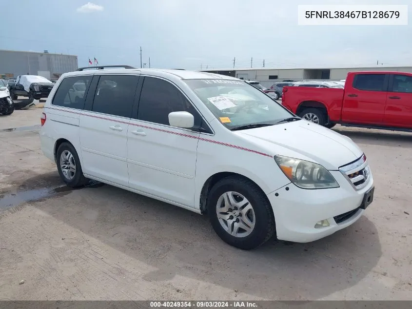 5FNRL38467B128679 2007 Honda Odyssey Ex