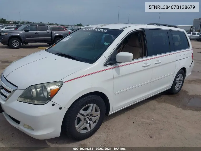 5FNRL38467B128679 2007 Honda Odyssey Ex