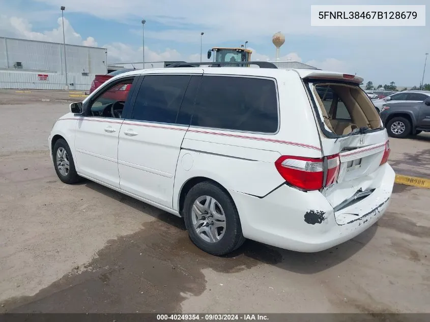 5FNRL38467B128679 2007 Honda Odyssey Ex