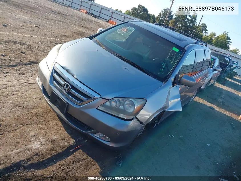 2007 Honda Odyssey Touring VIN: 5FNRL38897B046173 Lot: 40288763