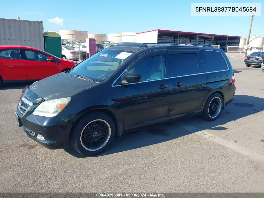 5FNRL38877B045684 2007 Honda Odyssey Touring