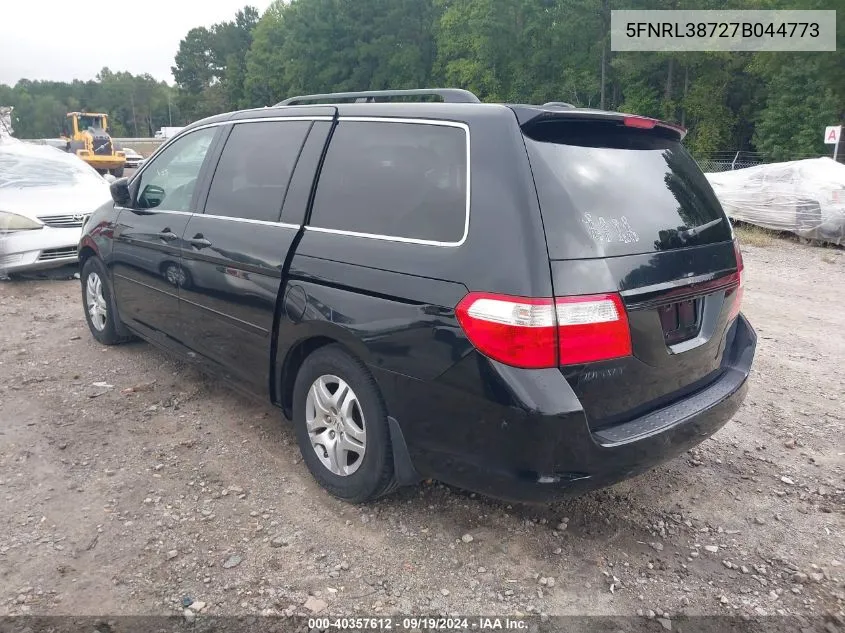 5FNRL38727B044773 2007 Honda Odyssey Ex-L