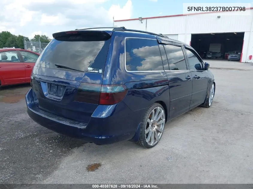 5FNRL38237B007798 2007 Honda Odyssey Lx