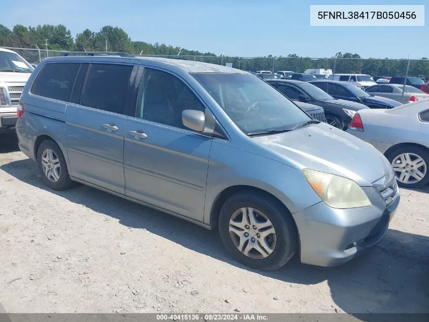 5FNRL38417B050456 2007 Honda Odyssey Ex