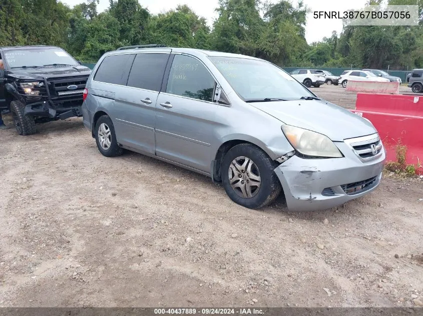 5FNRL38767B057056 2007 Honda Odyssey Ex-L