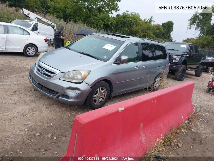 5FNRL38767B057056 2007 Honda Odyssey Ex-L