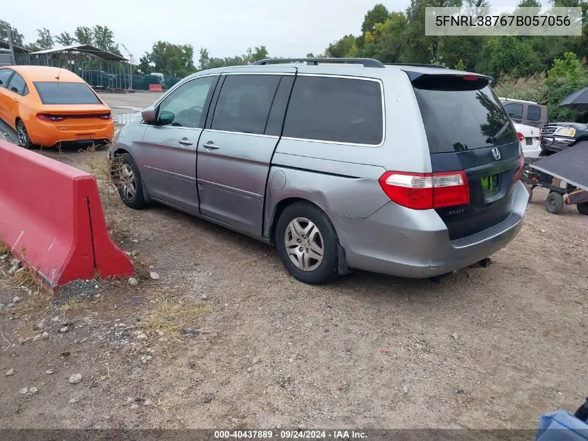 5FNRL38767B057056 2007 Honda Odyssey Ex-L