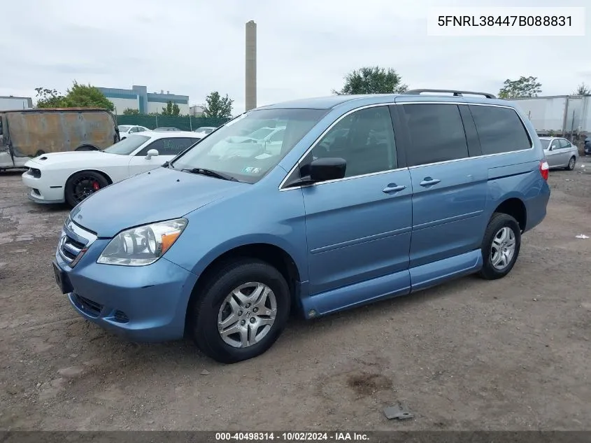 5FNRL38447B088831 2007 Honda Odyssey Ex