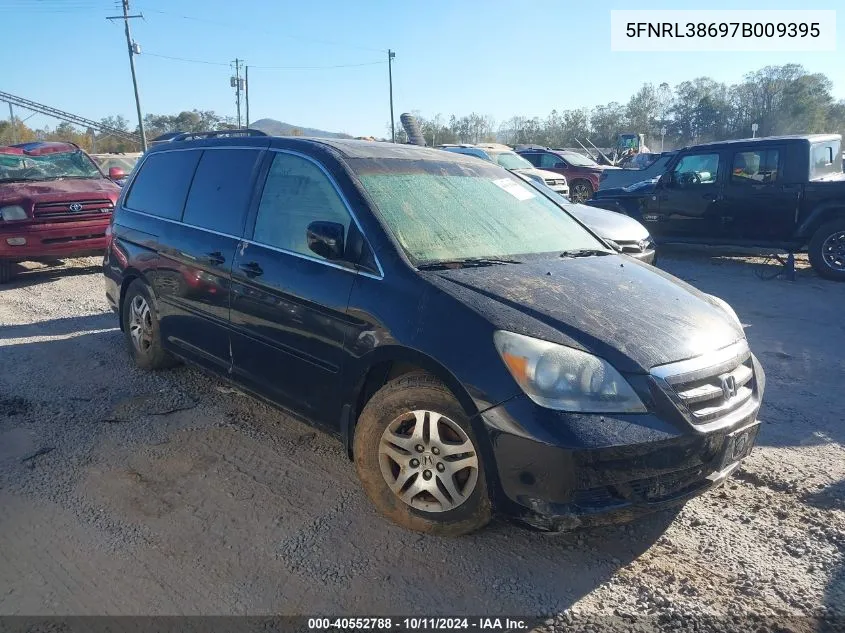 2007 Honda Odyssey Exl VIN: 5FNRL38697B009395 Lot: 40552788