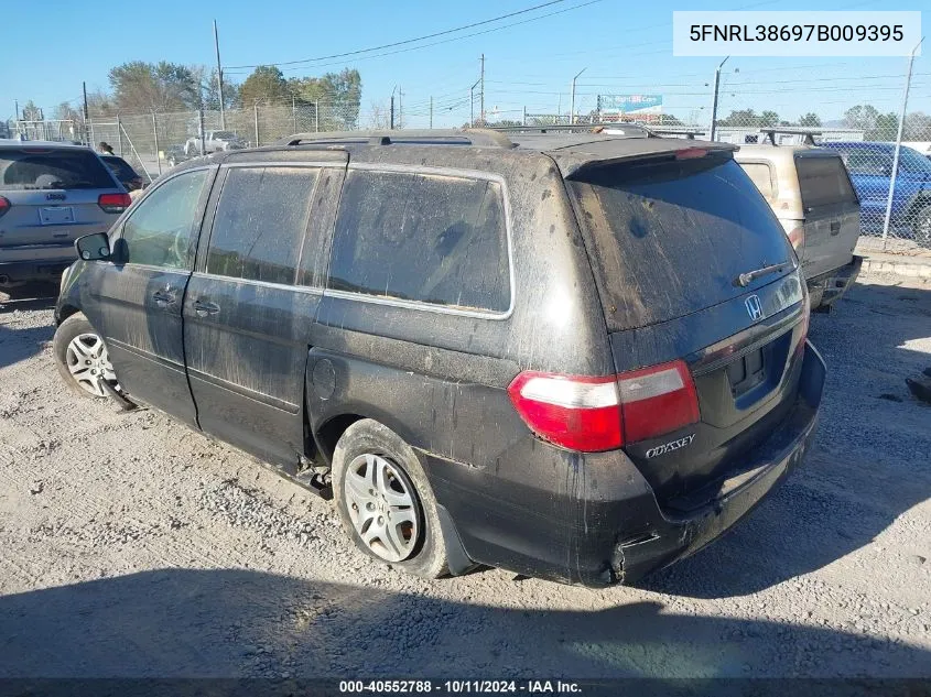 5FNRL38697B009395 2007 Honda Odyssey Exl