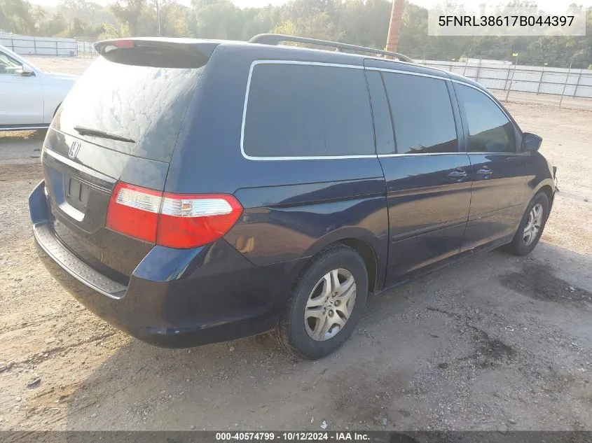 5FNRL38617B044397 2007 Honda Odyssey Ex-L