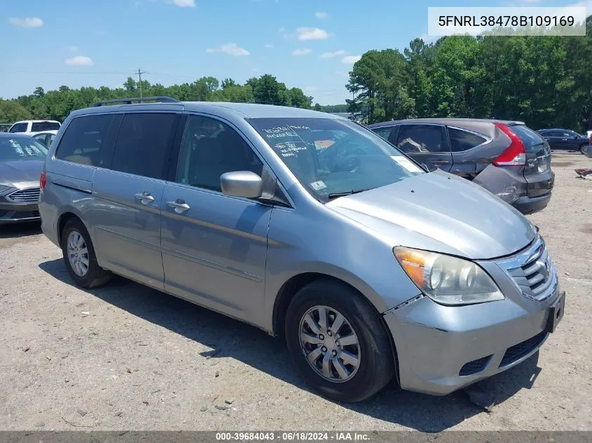 5FNRL38478B109169 2008 Honda Odyssey Ex