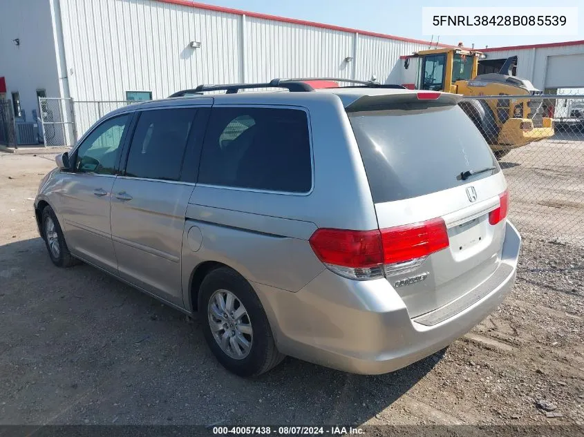 5FNRL38428B085539 2008 Honda Odyssey Ex